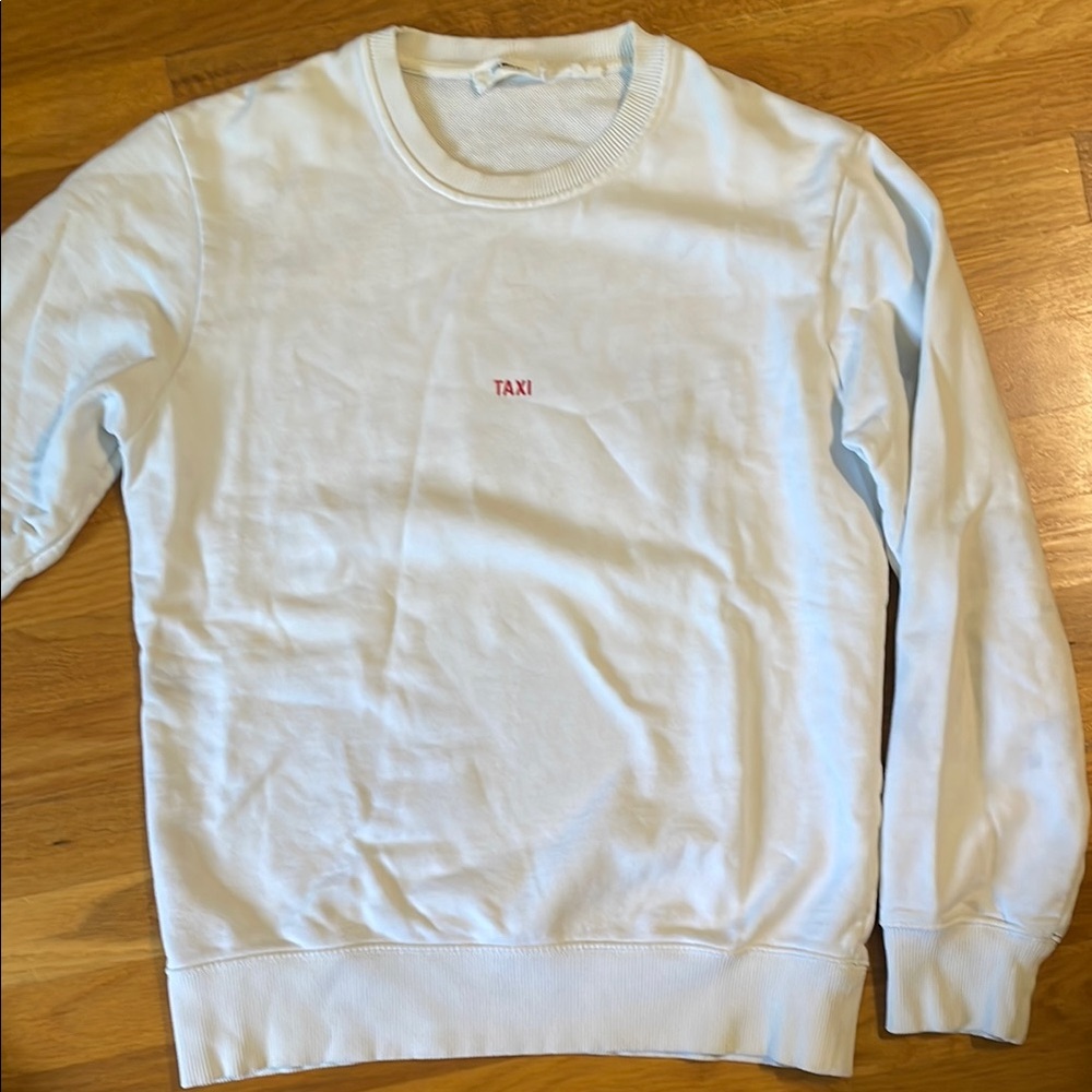 Genuine Helmut Lang Taxi Paris Crewneck Sweater Limited Edition